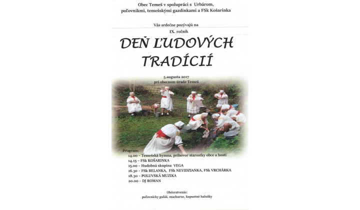 Deň ľudových tradícií - Program