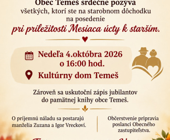 Aktuality / Posedenie pre dôchodcov - foto